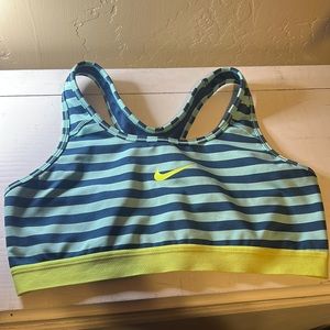 Nike swoosh bra, size large non padded.